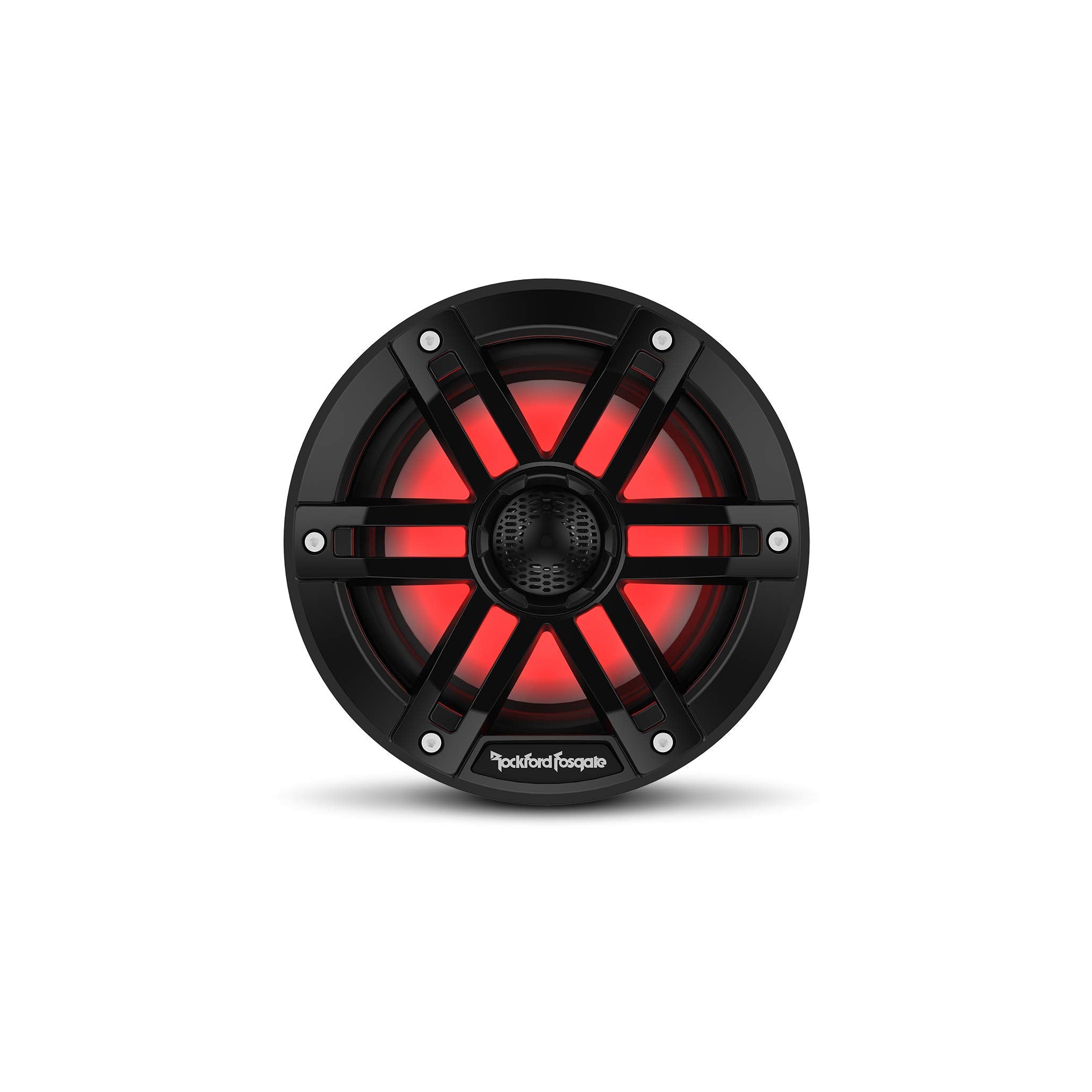 Rockford Fosgate M1-6B Color Optix 6” 2-Way Coaxial Multicolor LED Lighted Marine Speakers - Black (Pair) Rockford Fosgate M1-6B Color Optix 6” 2-Way Coaxial Multicolor LED Lighted Marine Speakers - Black (Pair)